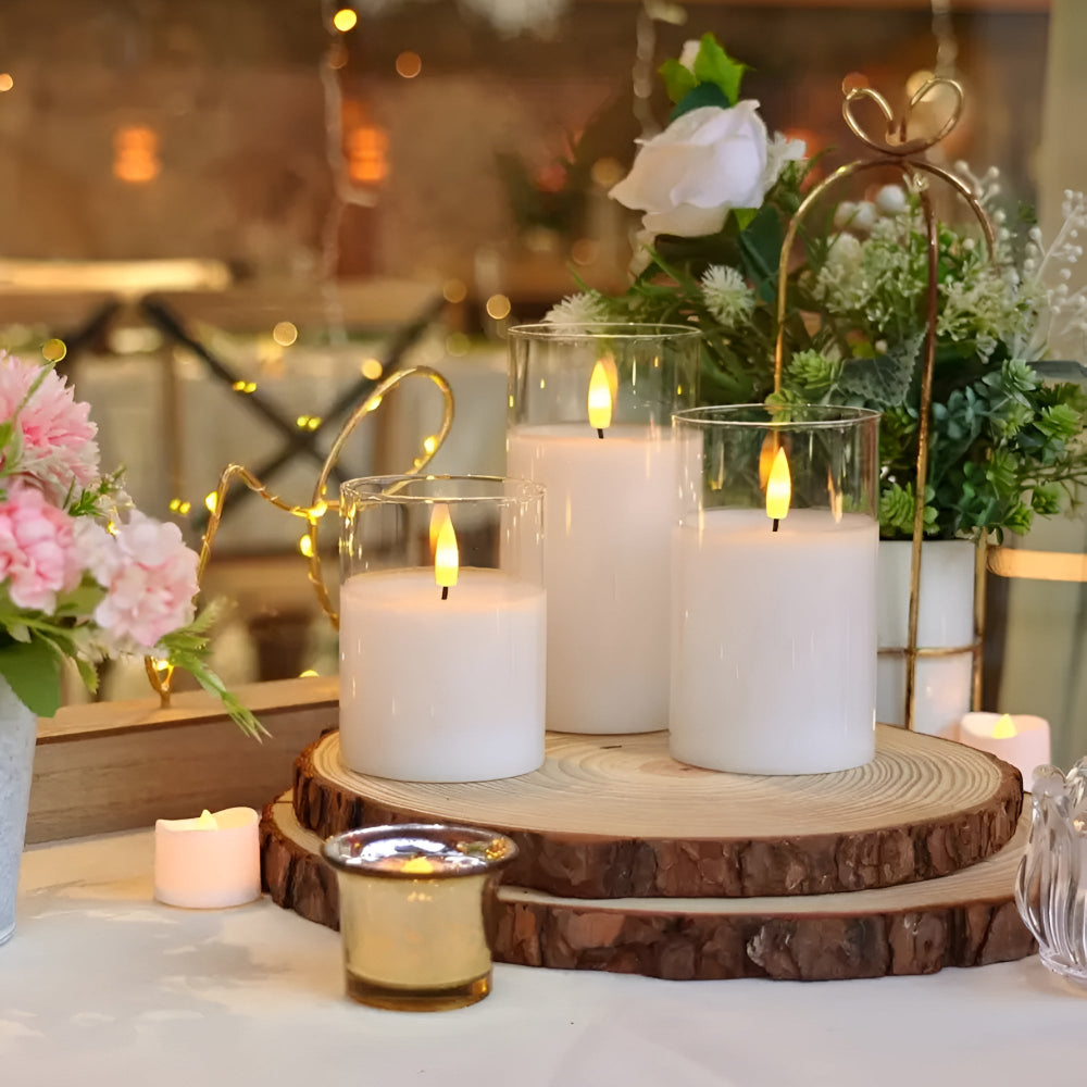 Flameless Candle - 3pcs Set