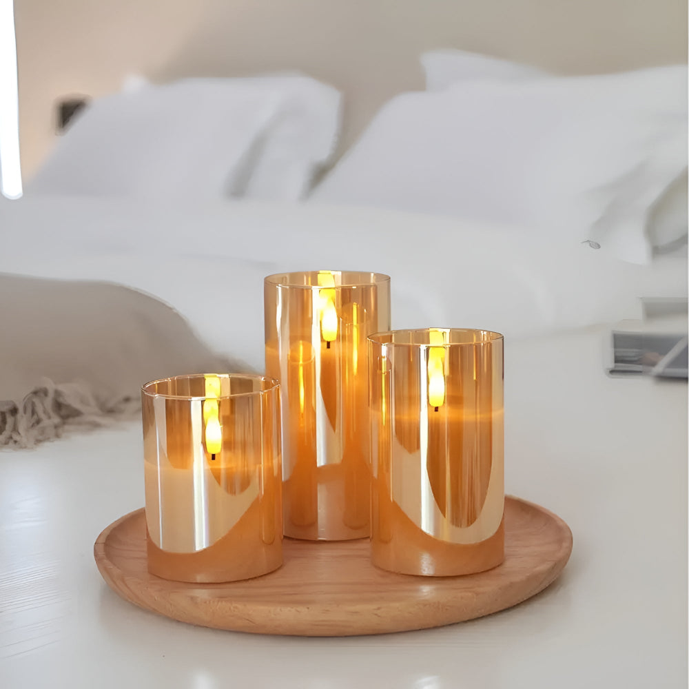 Flameless Candle - 3pcs Set