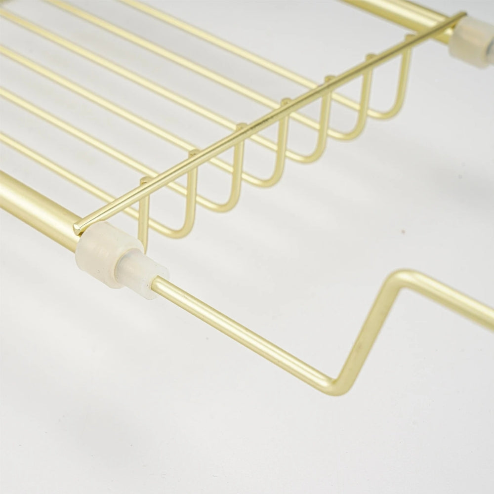 Adjustable Stainless Steel Bathtub Caddy Tray