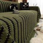 Plush Tufted Couch Cover