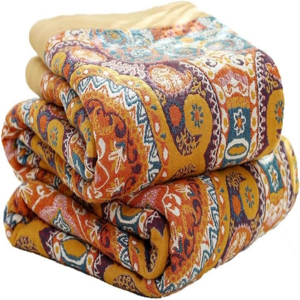 Sunrise Boho Reversible Blanket | Cotton Blanket