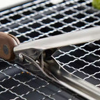 Wood & Steel Tongs | Set of 2