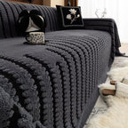 Plush Tufted Couch Cover