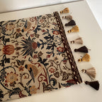 Floral & Bird Jacquard Table Runner