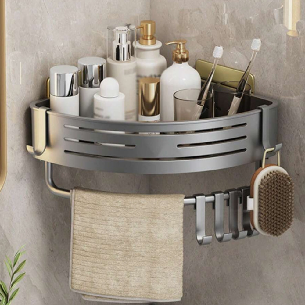 Aluminium Corner Shower Caddy Rack