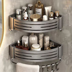 Aluminium Corner Shower Caddy Rack