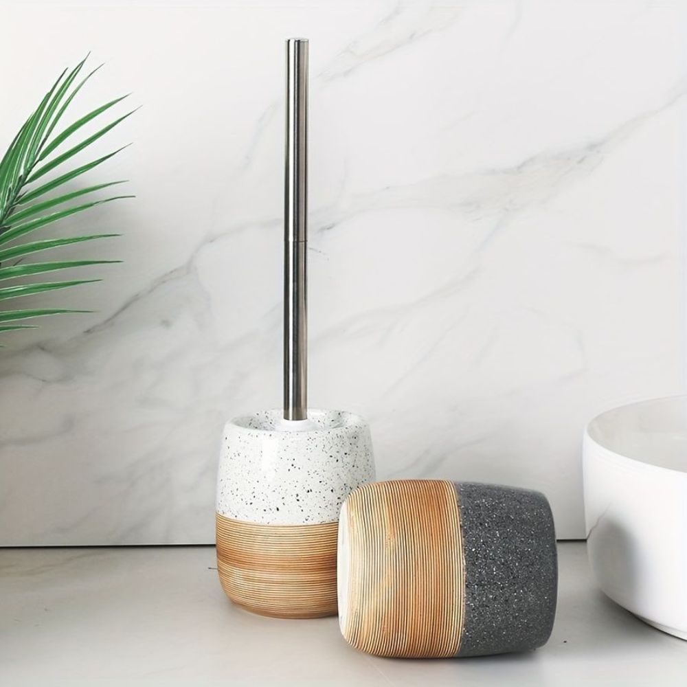 Elegant Bathroom Toilet Brush & Holder Set