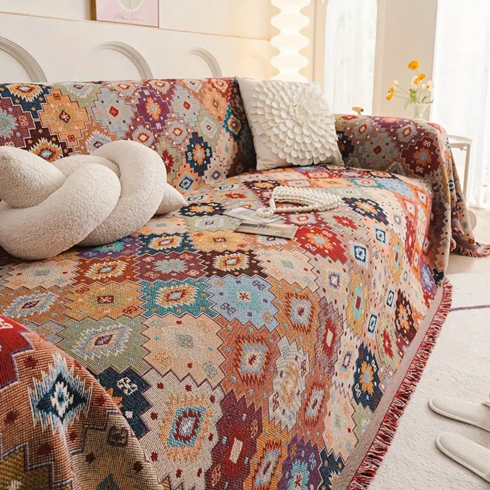 Jewel Tiles Couch Cover