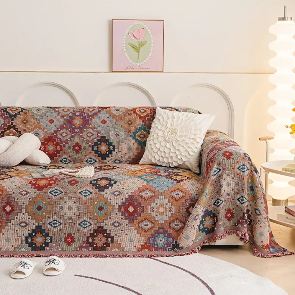 Jewel Tiles Couch Cover