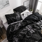 Black Marble | 3pcs Quilt Cover Sets