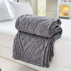 Paris Weave Jacquard Fleece Blanket