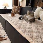 Textured Quilted Couch Protector Slipcover