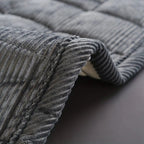 Metro Line Quilted Couch Cover Mat