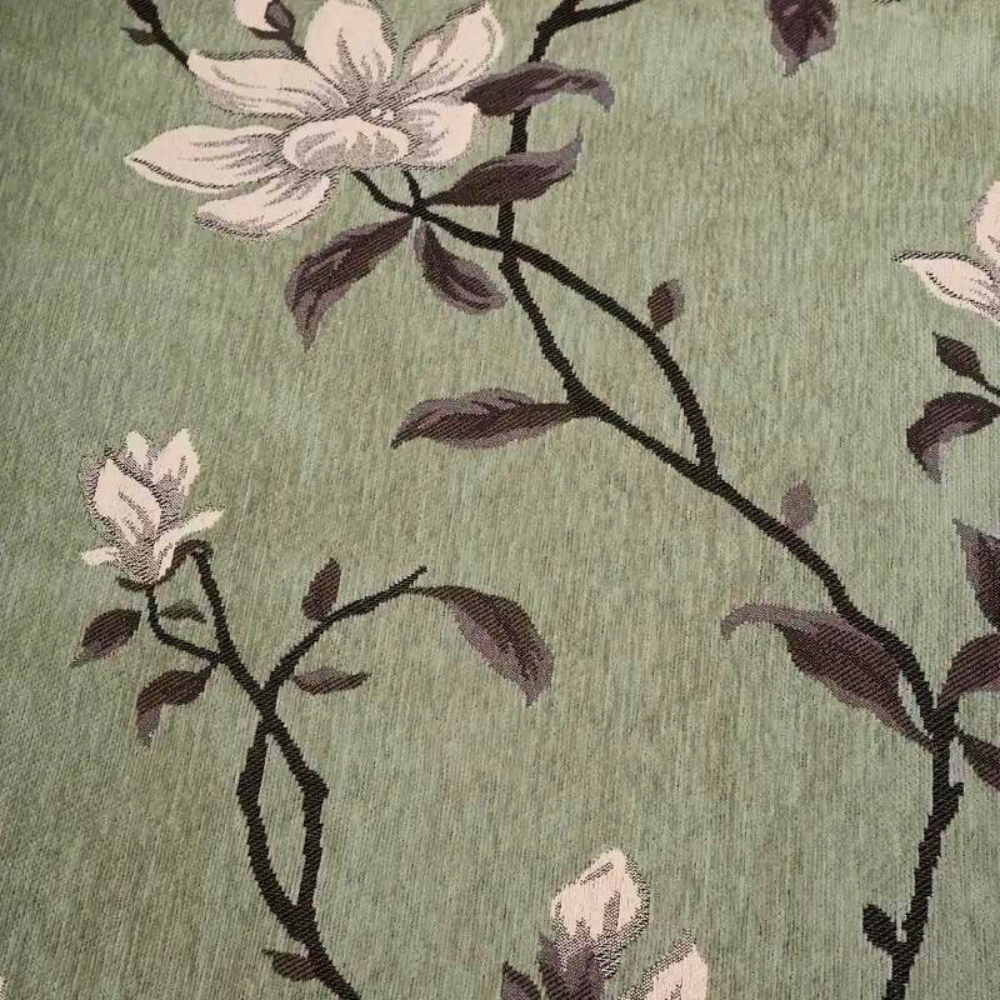 Floral Chenille Couch Cover