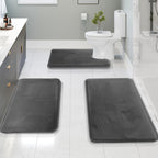 3-Piece Foam Bath Mat Set