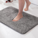 Plush Bathroom Floor Rug